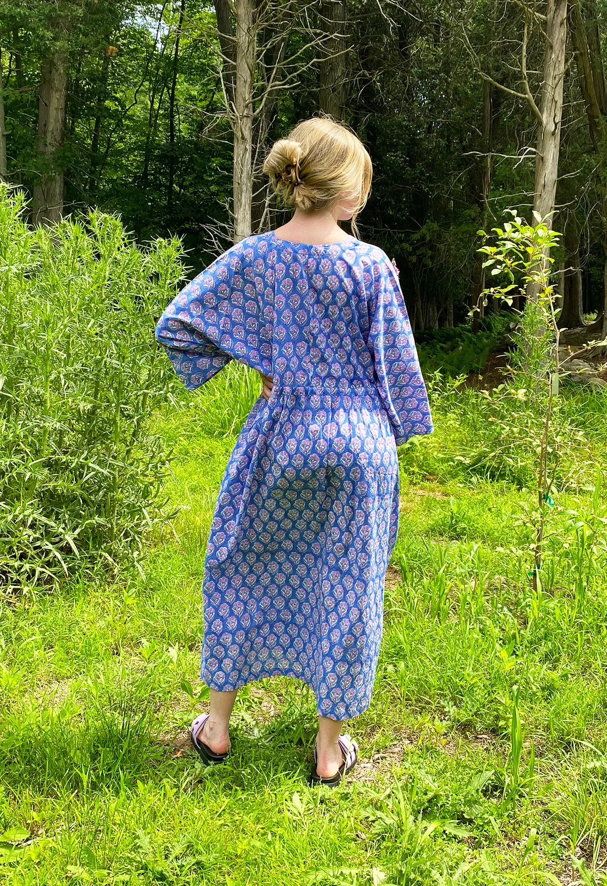 Capri Kaftan Dress | Summer Blue
