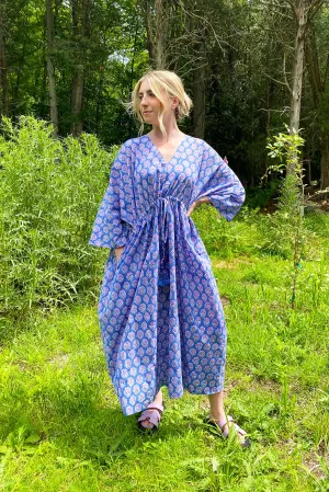Capri Kaftan Dress | Summer Blue