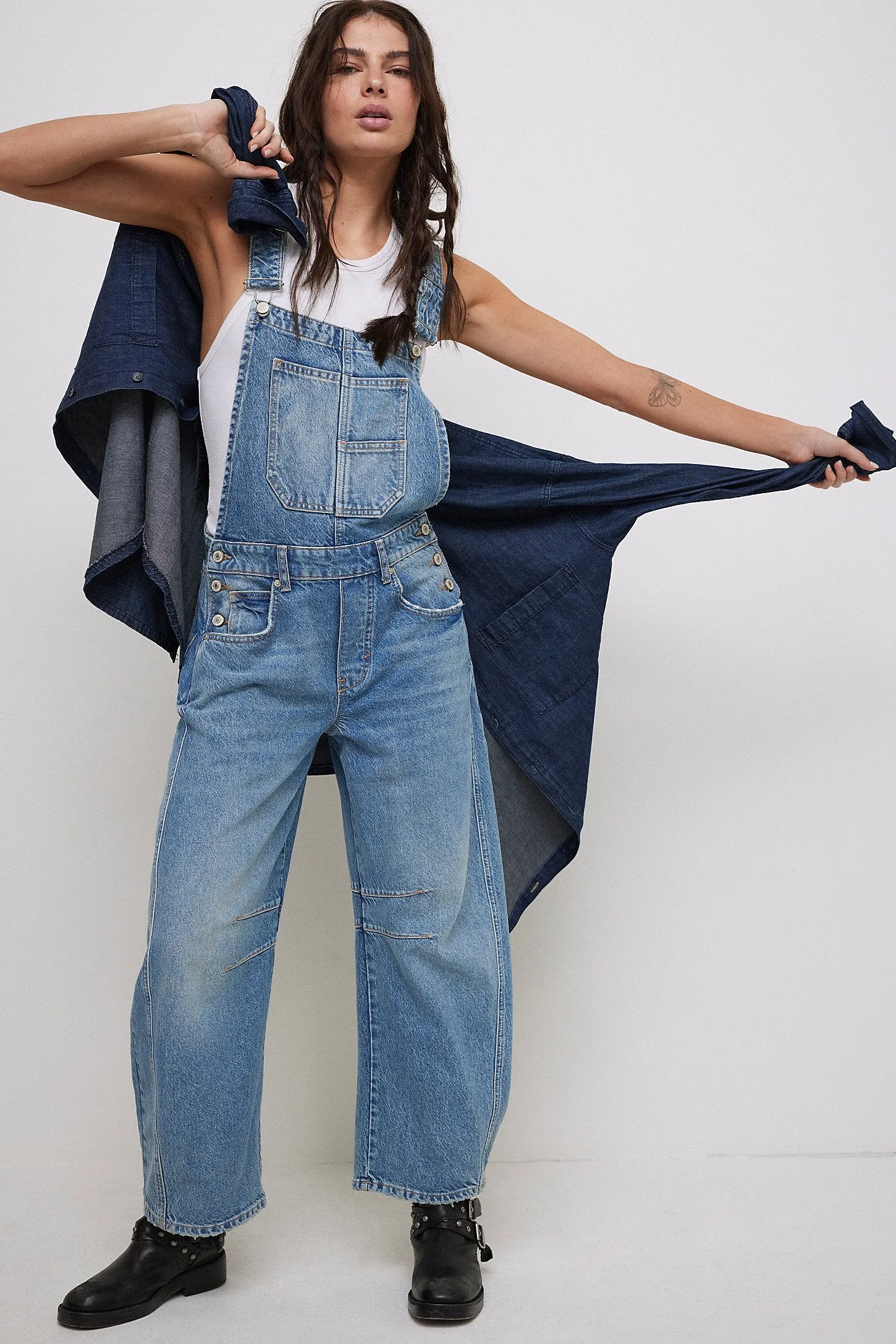 Casual Chic Denim Overall