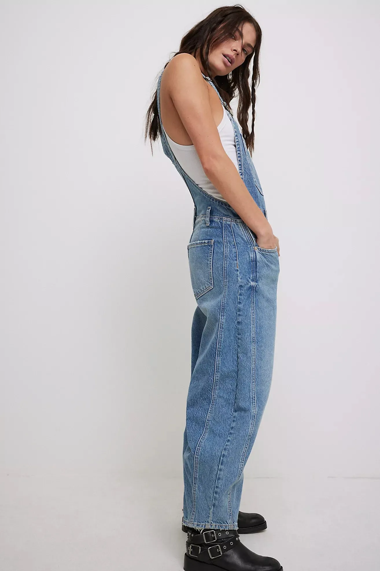 Casual Chic Denim Overall