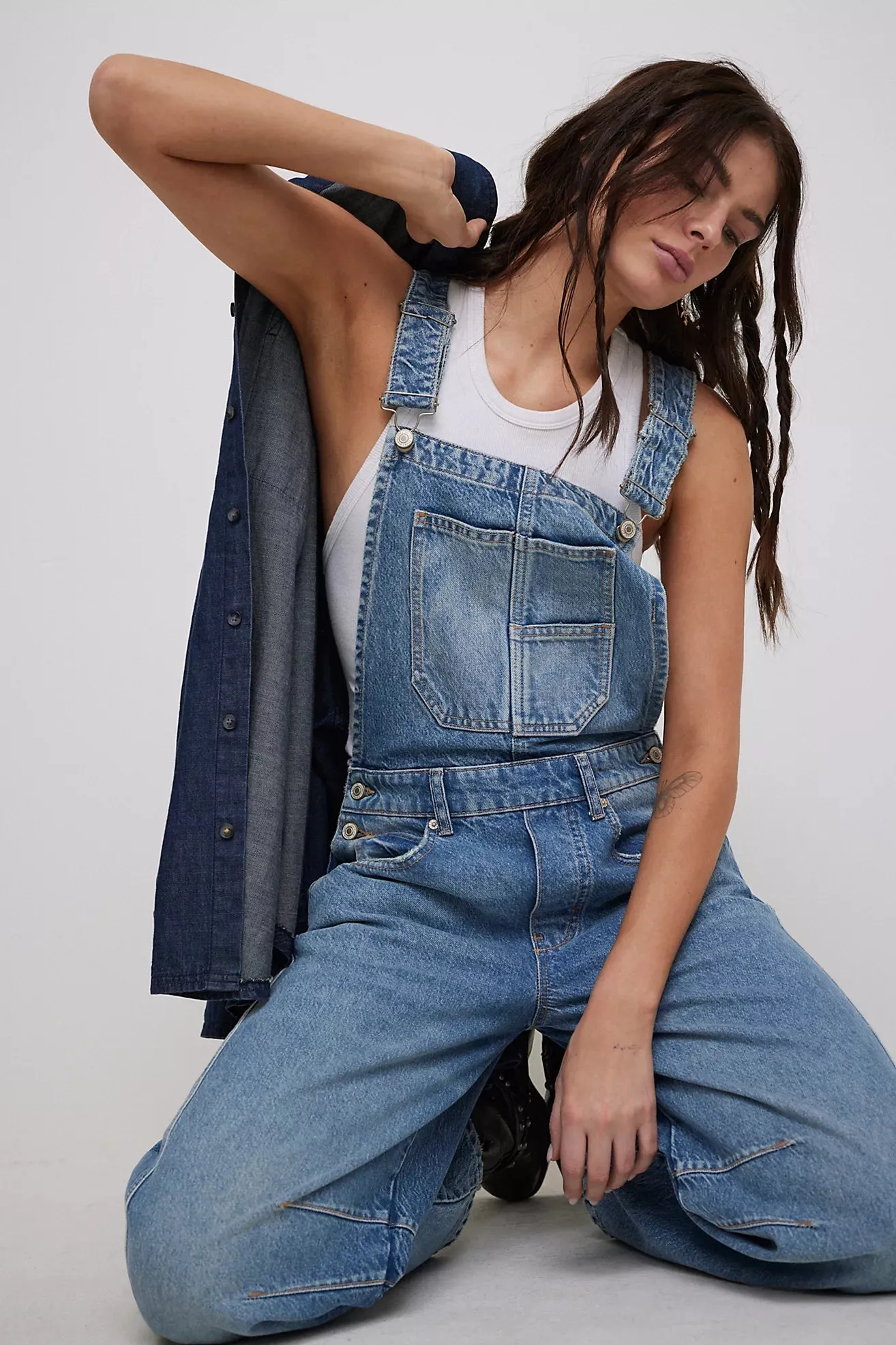 Casual Chic Denim Overall