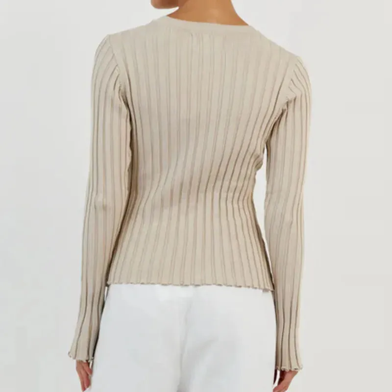 Chelsea Ribbed Knitted Sweater