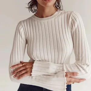 Chelsea Ribbed Knitted Sweater