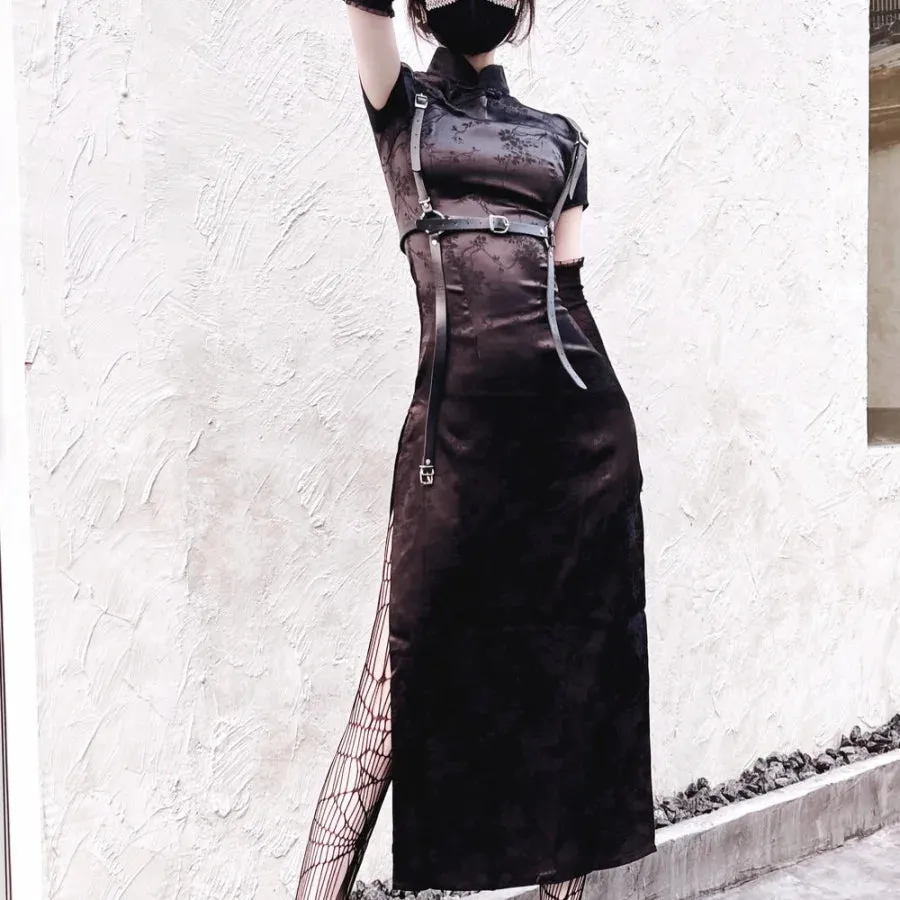 Chinese Cheongsam High Slit Dress S30501