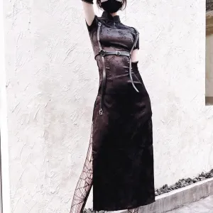 Chinese Cheongsam High Slit Dress S30501