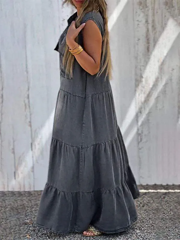 Clara – Elegant Women’s Plain Casual Dress