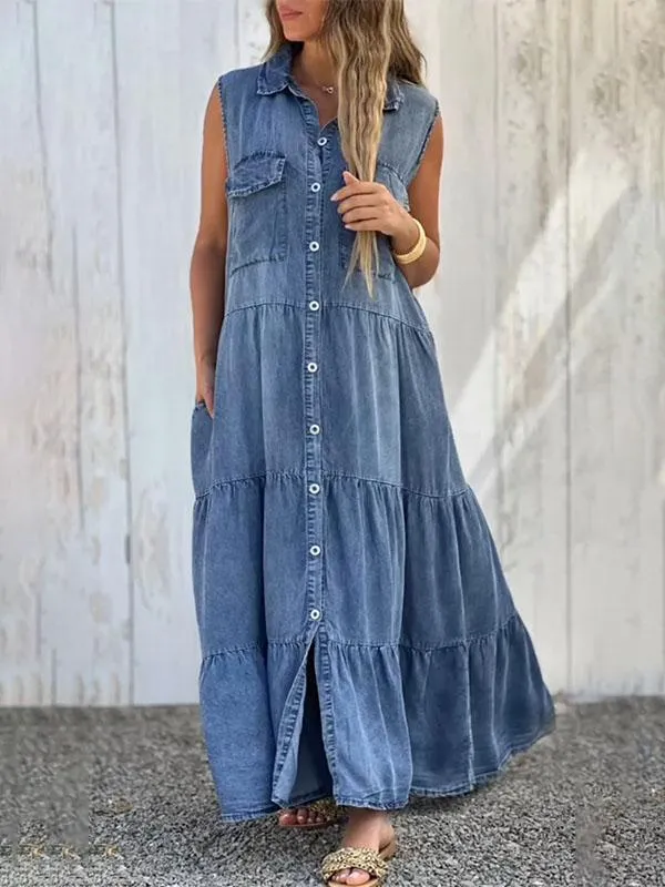 Clara – Elegant Women’s Plain Casual Dress