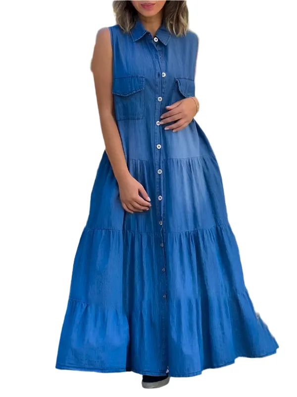 Clara – Elegant Women’s Plain Casual Dress