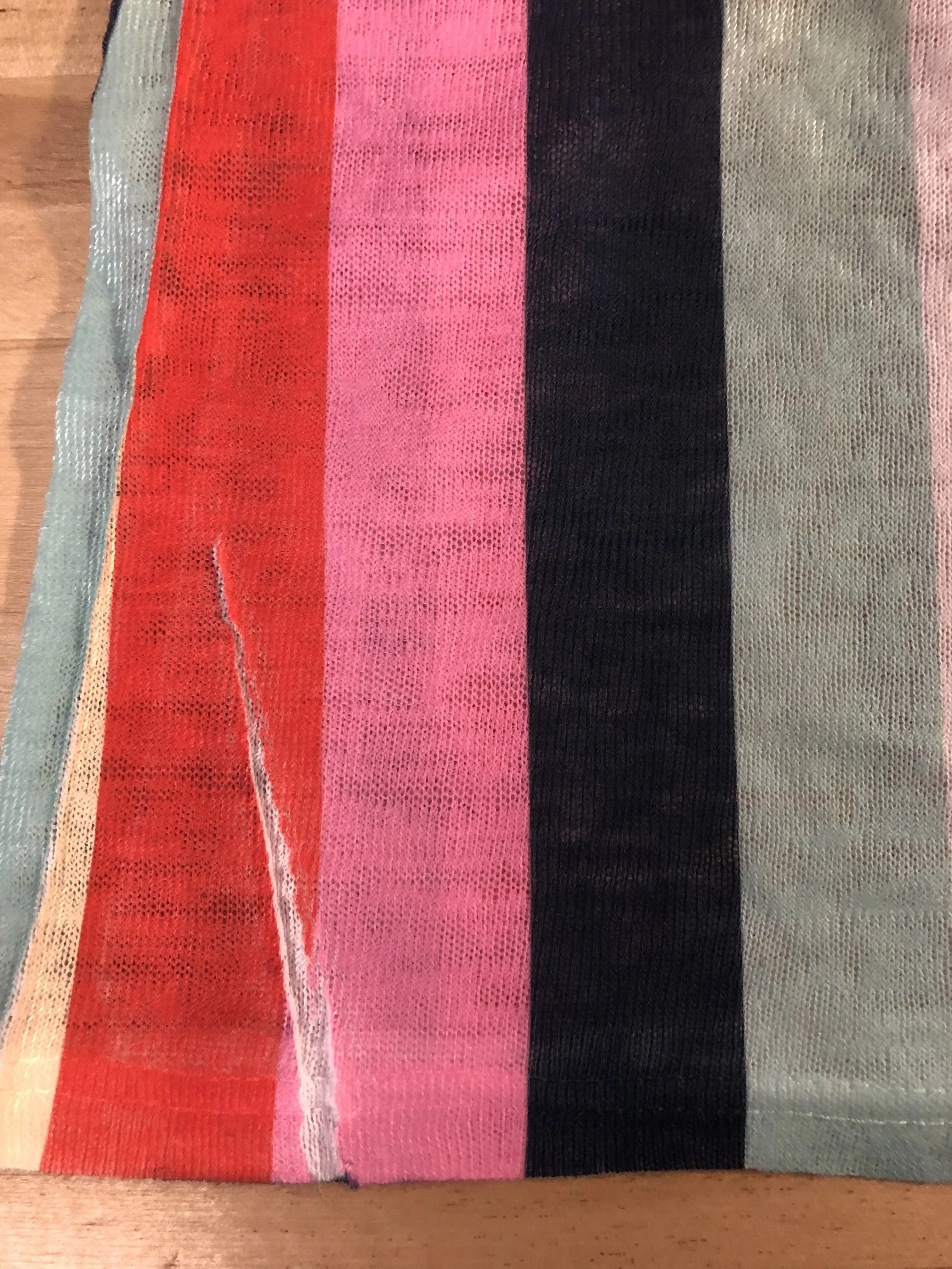 Color Happy Tie Top