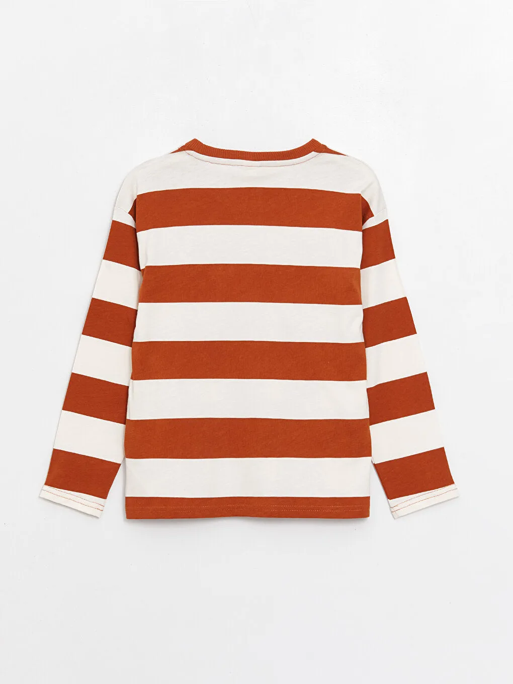 Comfortable Crew Neck Striped Boys T-Shirt