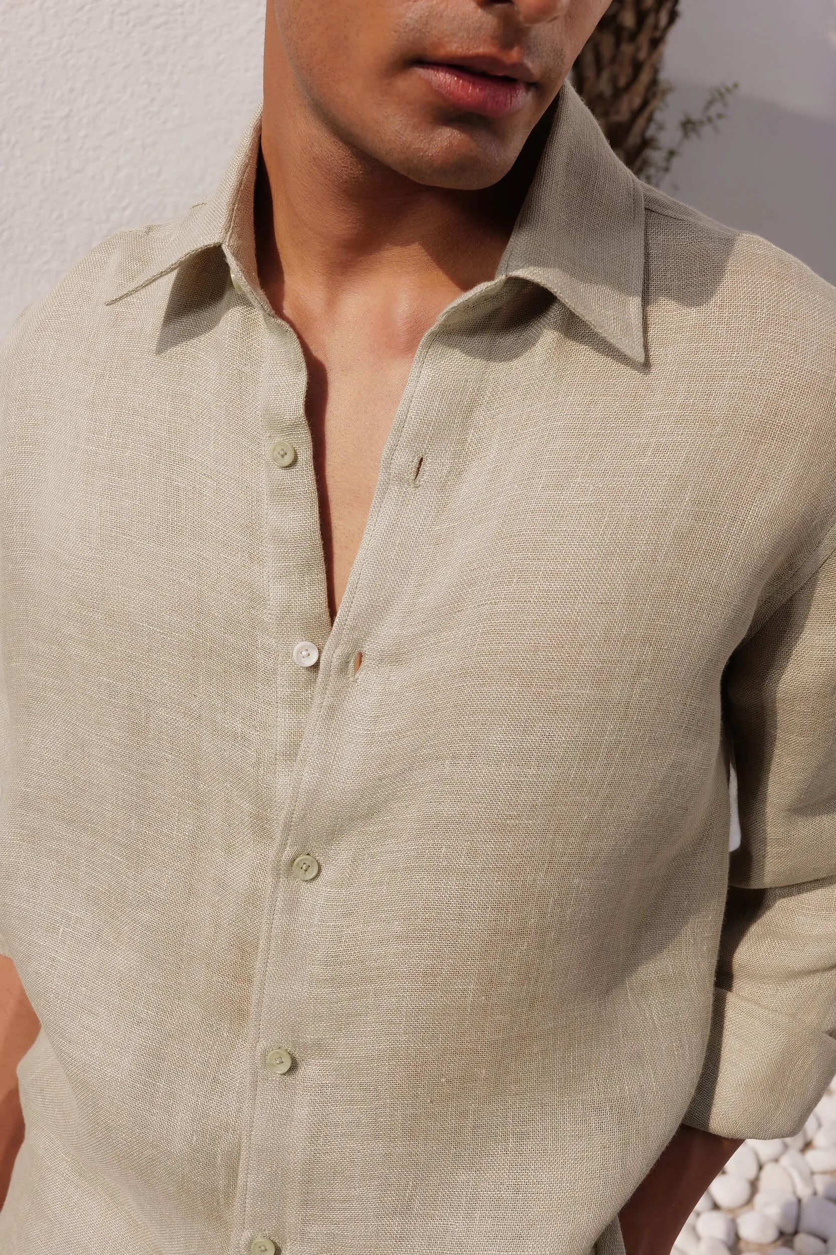 Como Shirt - Man & Corsica Pant - Man (Sage)