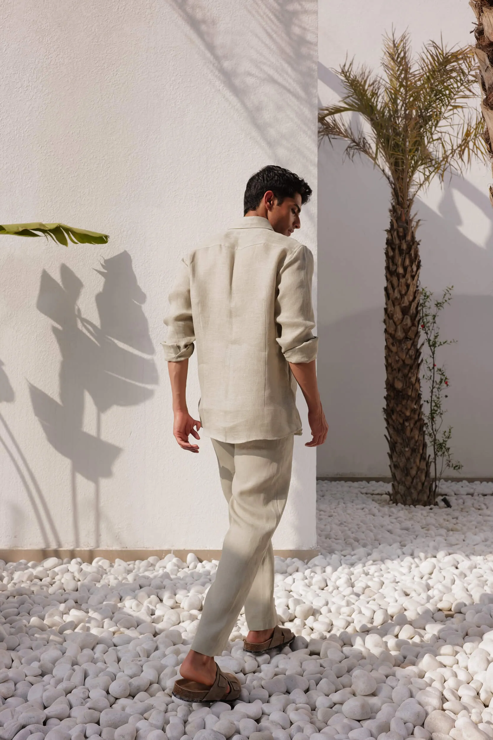 Como Shirt - Man & Corsica Pant - Man (Sage)