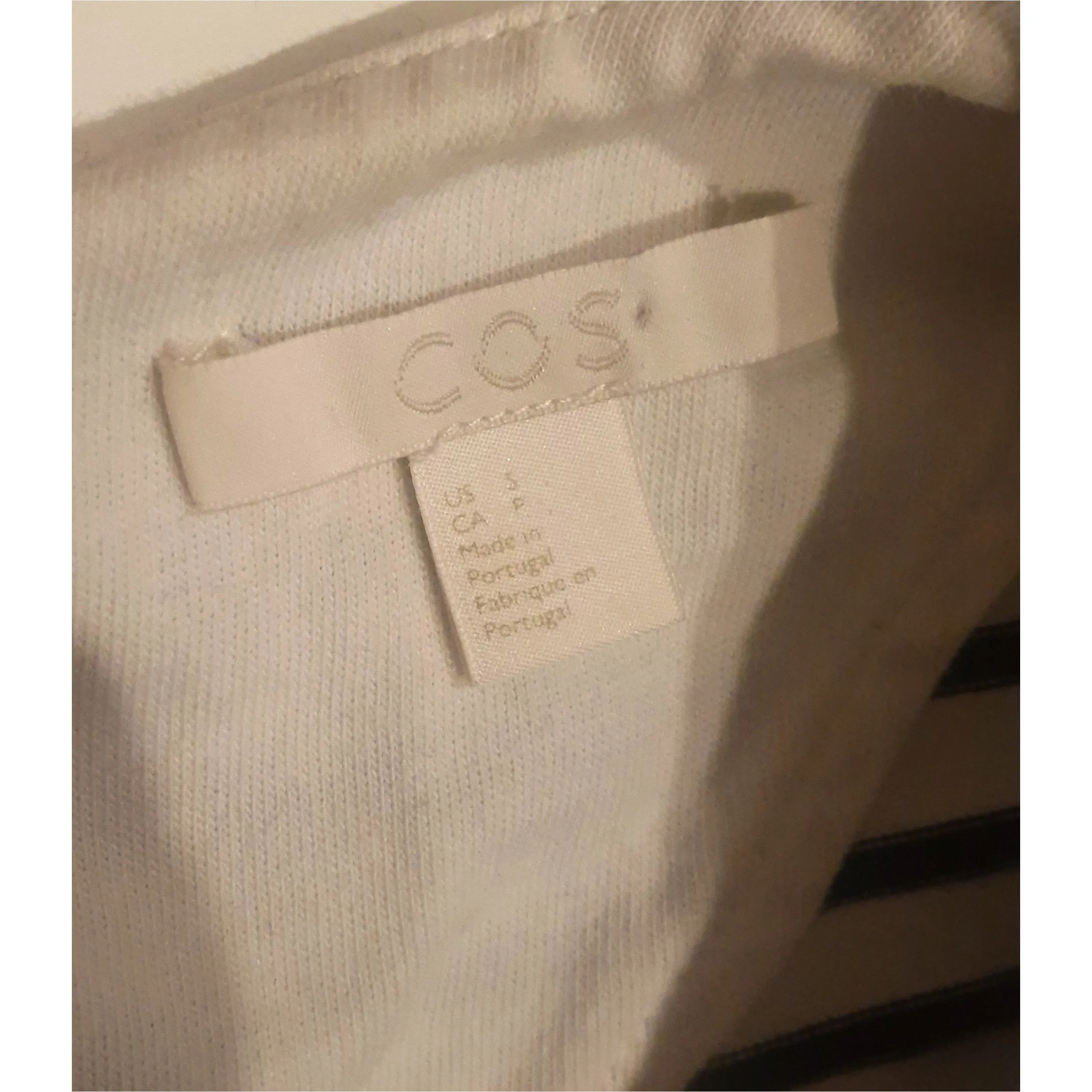 Cos long sleeve striped top size S (best fits size 10)