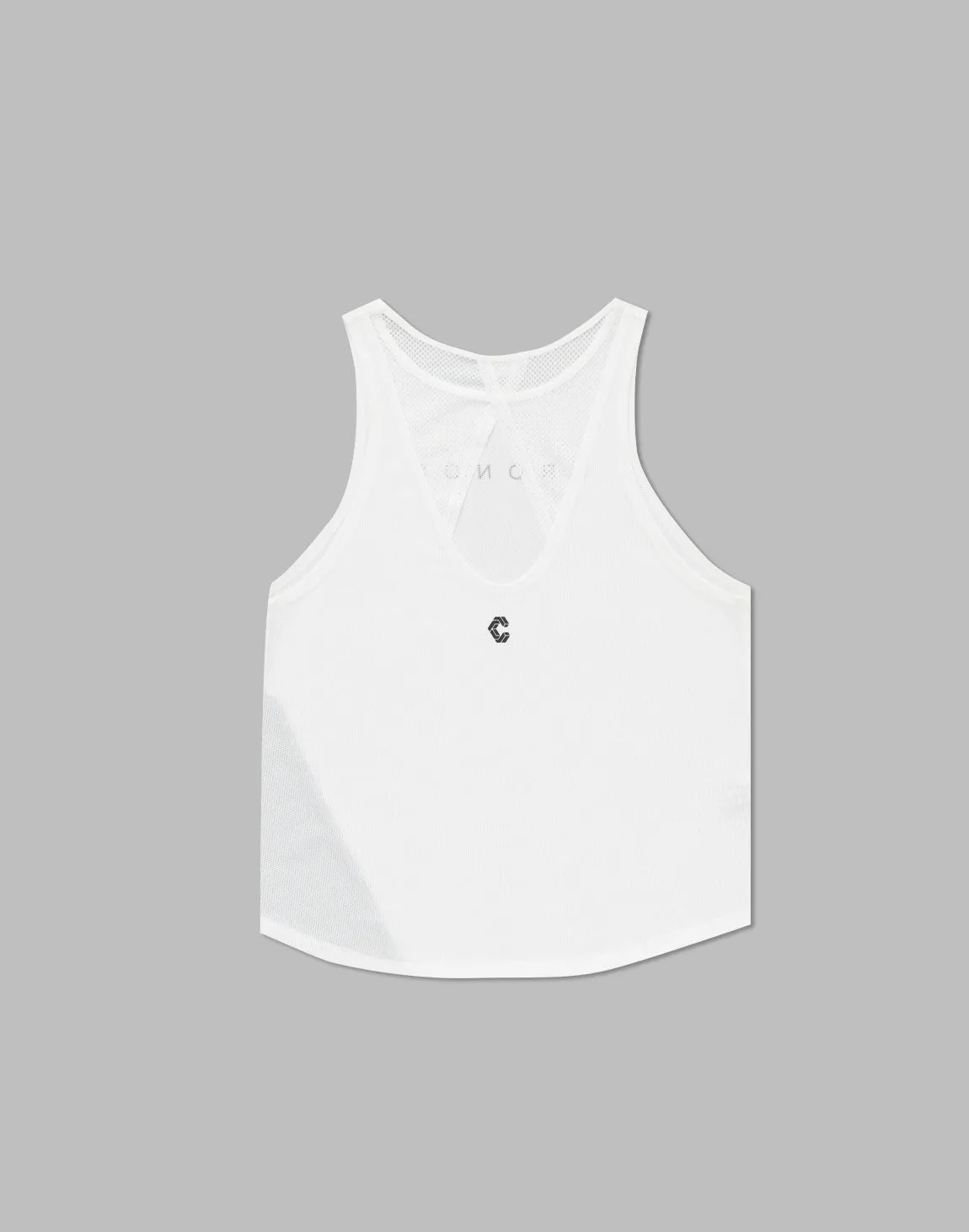 CRONOS WOMEN MESH TANKTOP【WHITE】