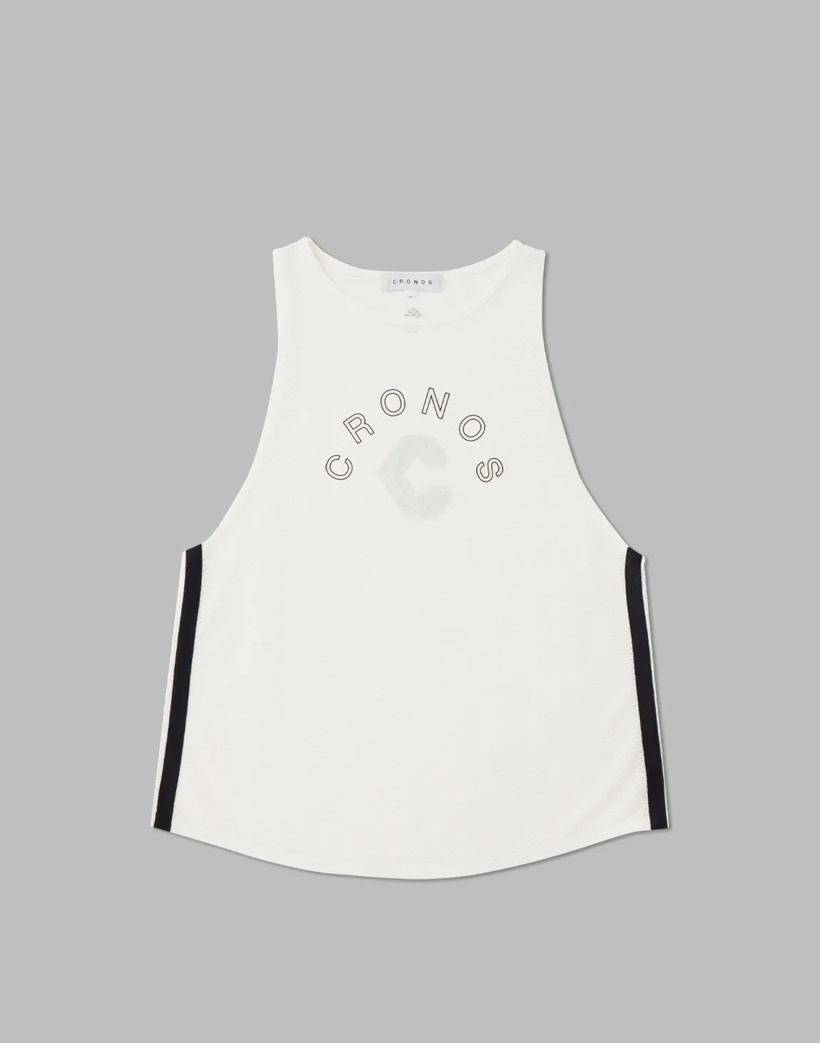 CRONOS WOMEN MESH TANKTOP【WHITE】