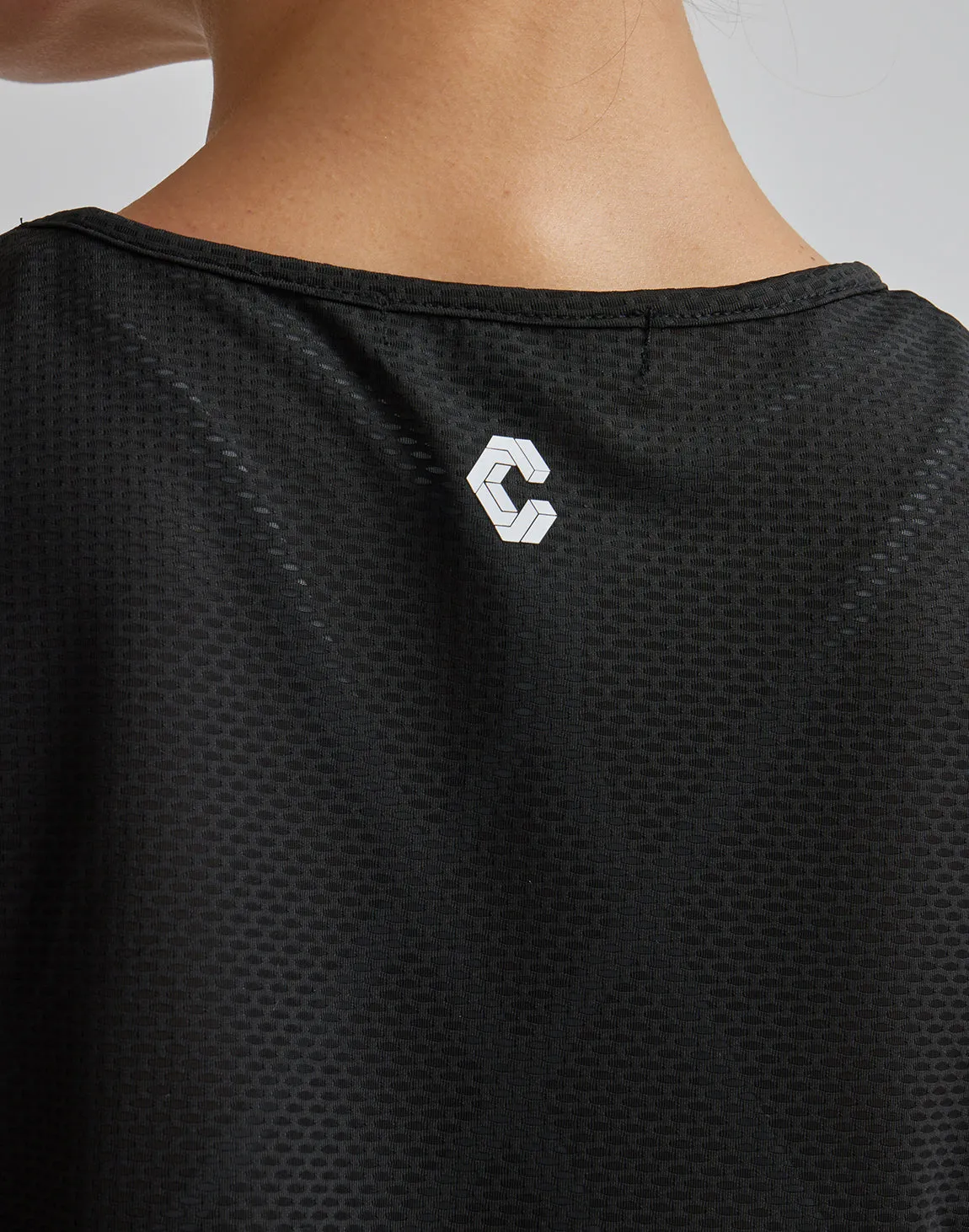 CRONOS WOMEN MESH TANKTOP【WHITE】