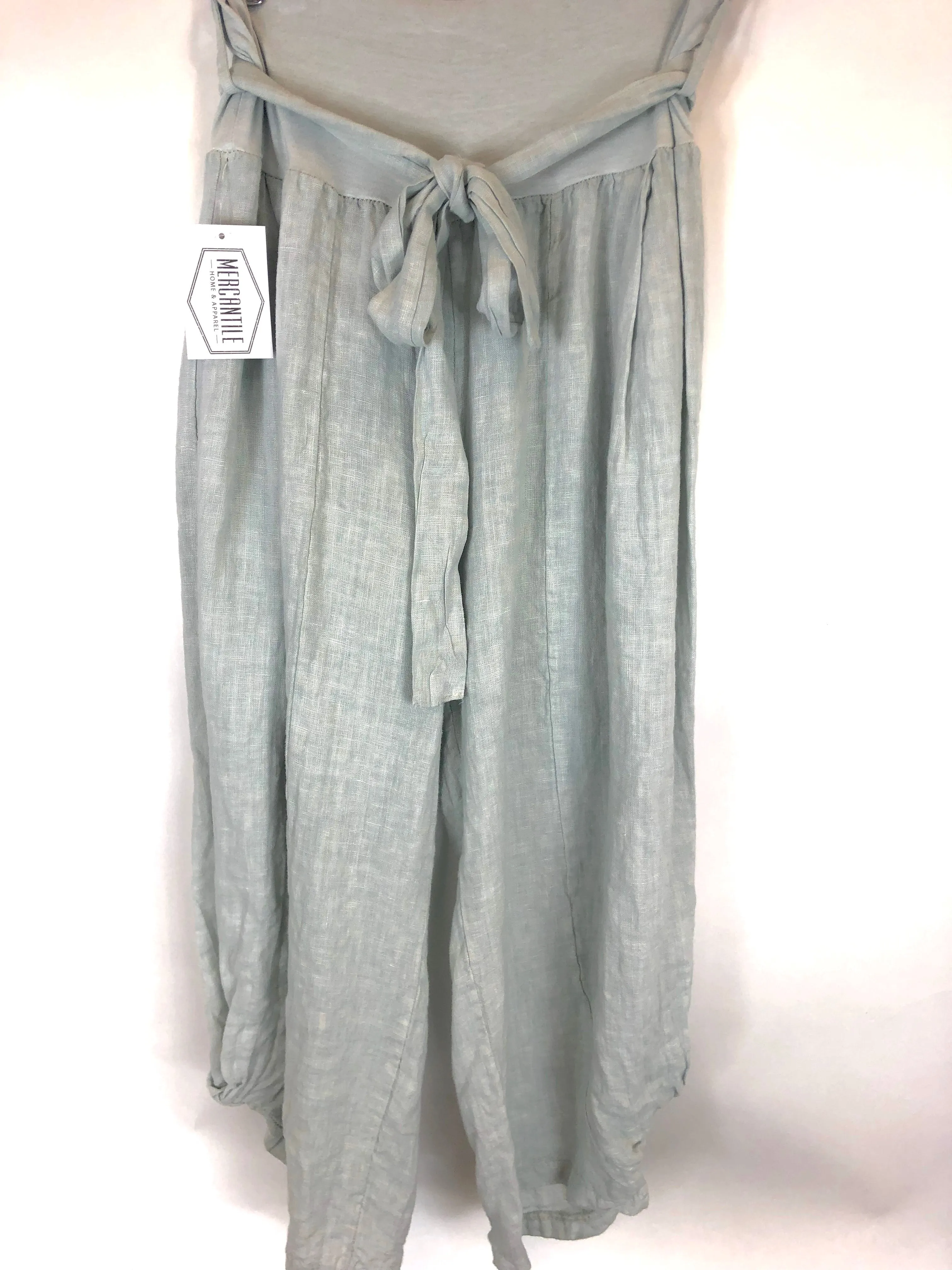 Cropped Linen Pant (Multiple Colors)