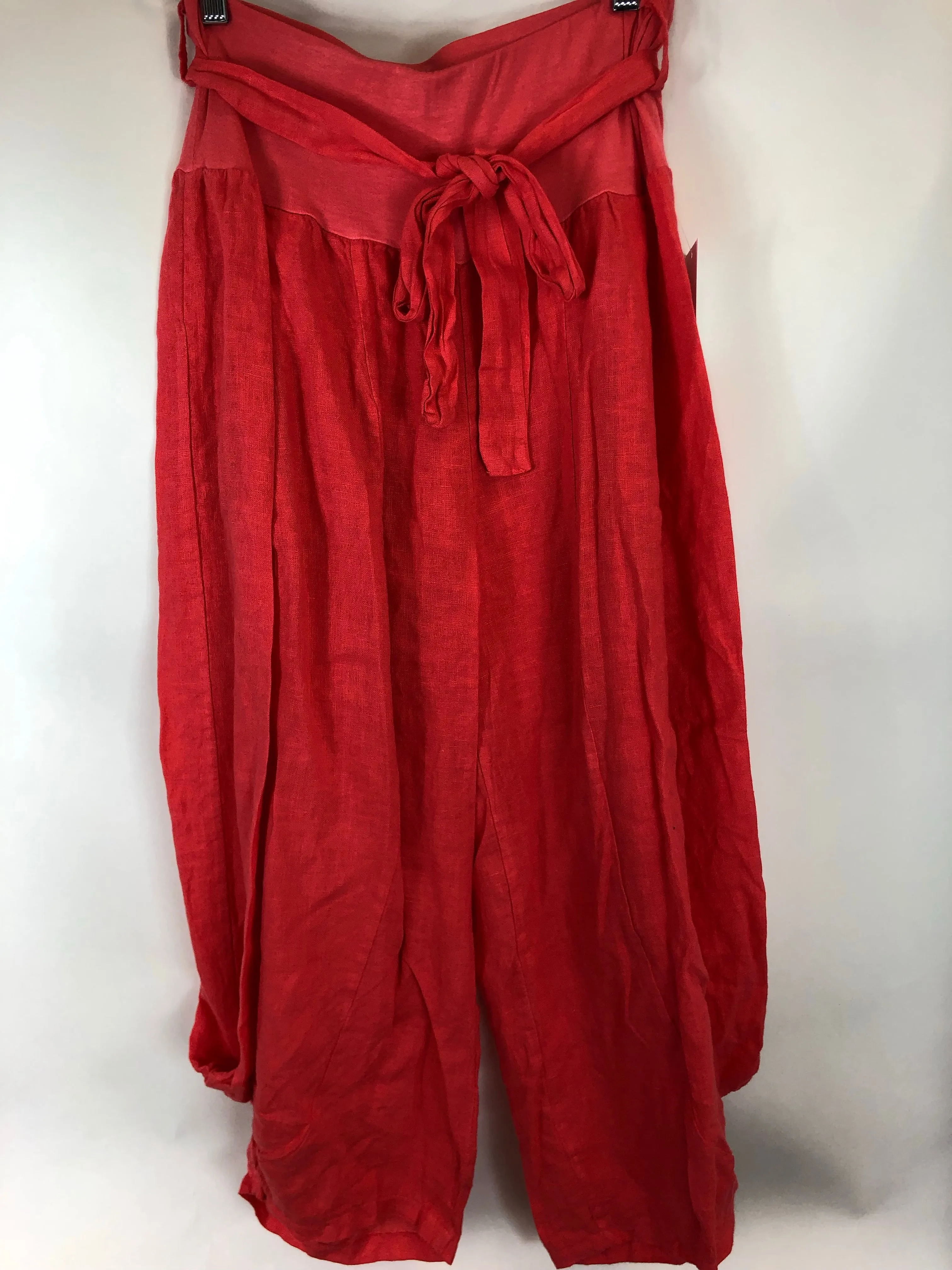 Cropped Linen Pant (Multiple Colors)