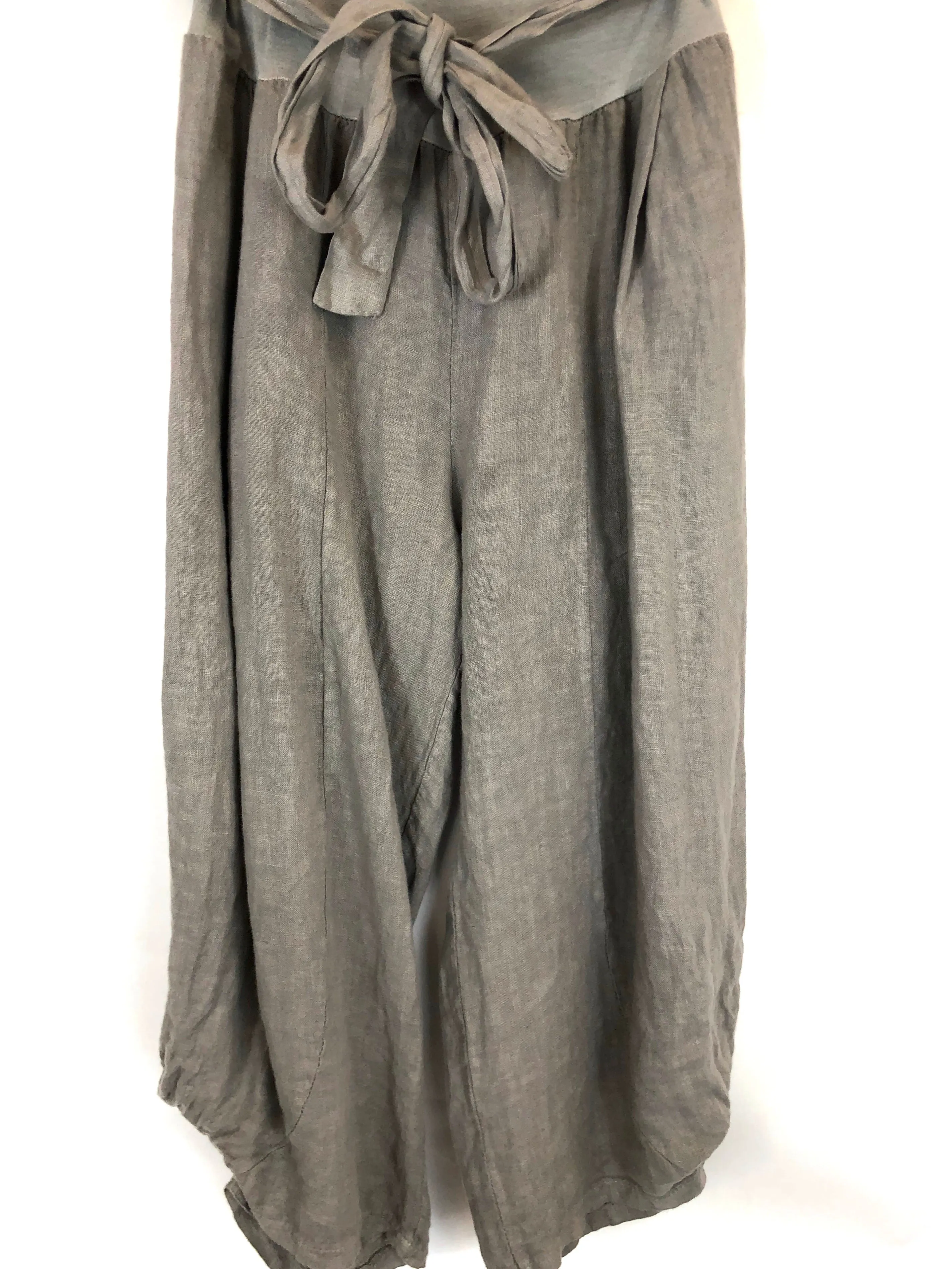 Cropped Linen Pant (Multiple Colors)
