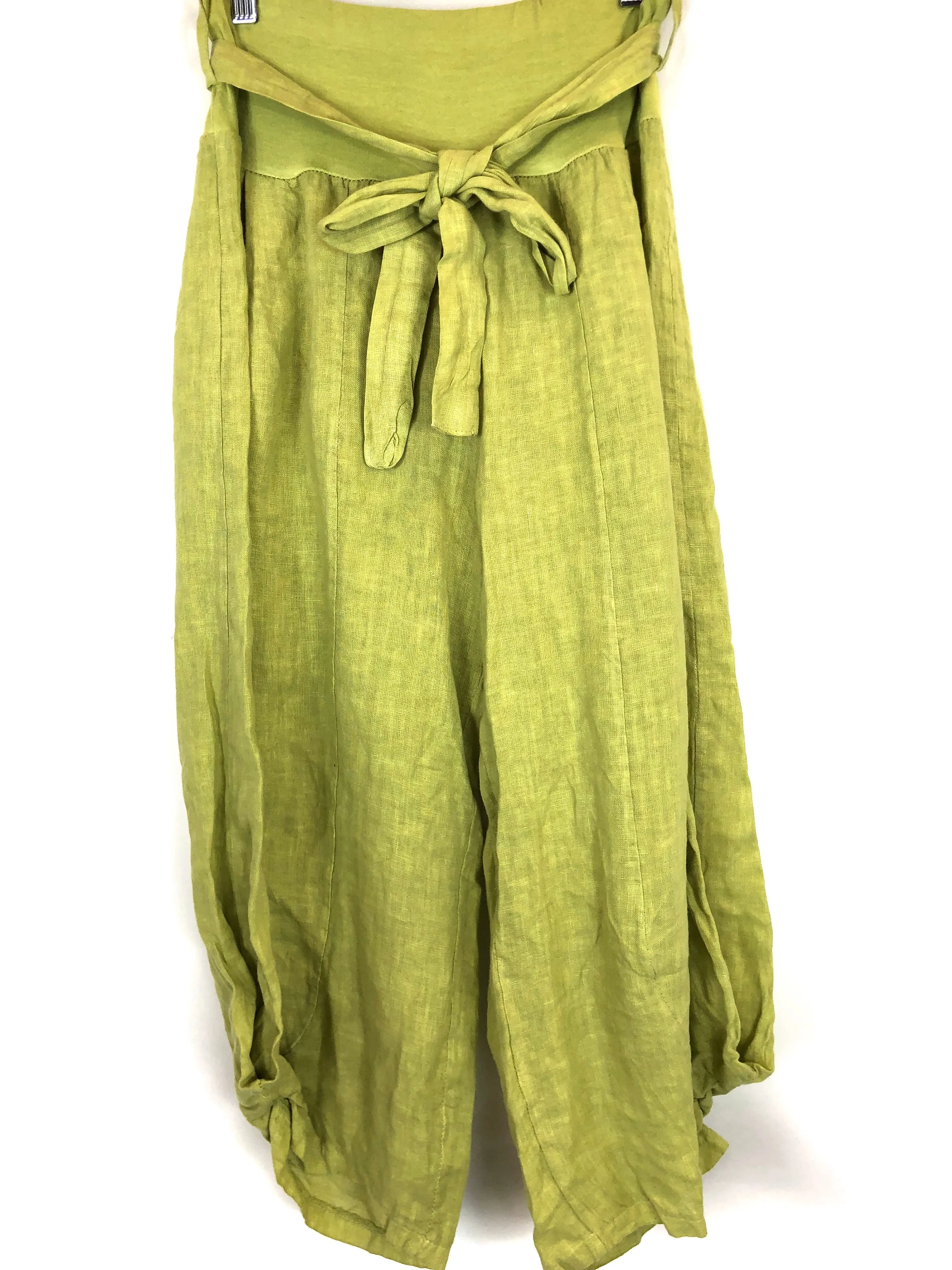 Cropped Linen Pant (Multiple Colors)
