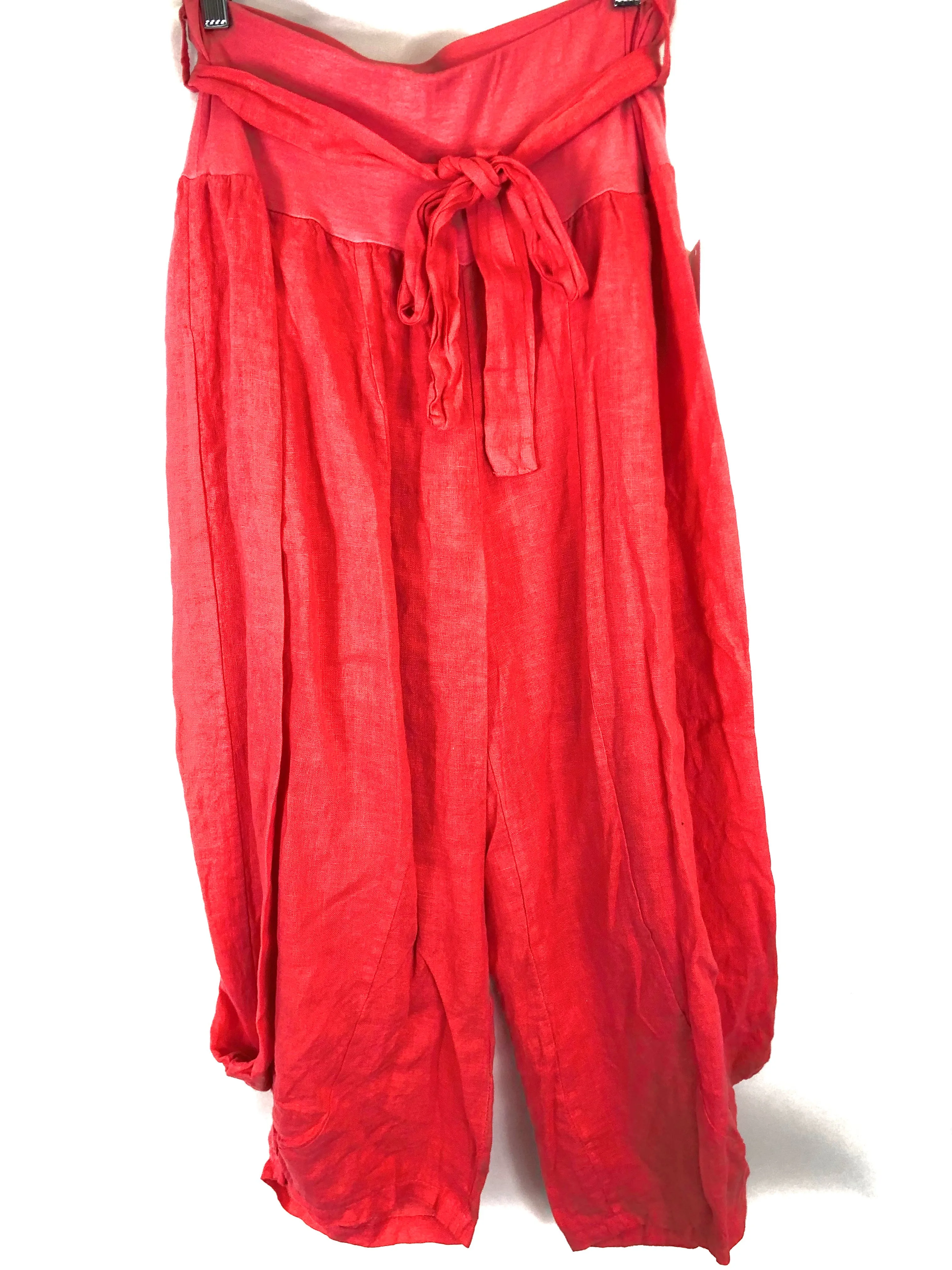 Cropped Linen Pant (Multiple Colors)