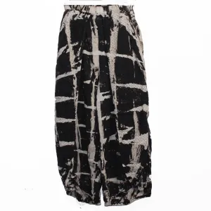 Cynthia Ashby Pants, Wrap, Black Graphic XXS/XS & XS/S
