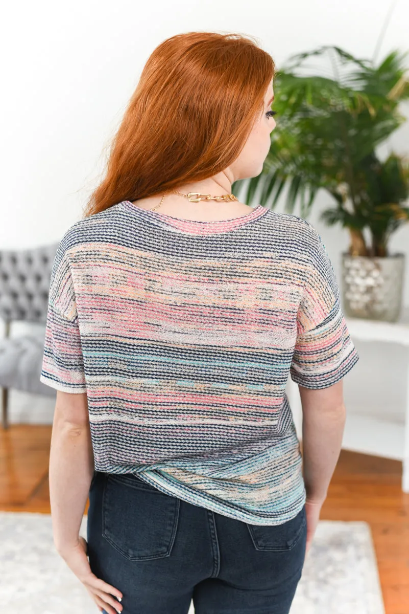 Danica Striped Multi-Color Knit Top FINAL SALE