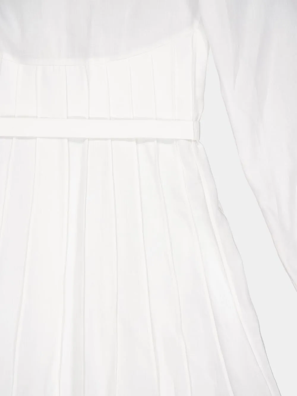 Dewi Pleated Linen Dress