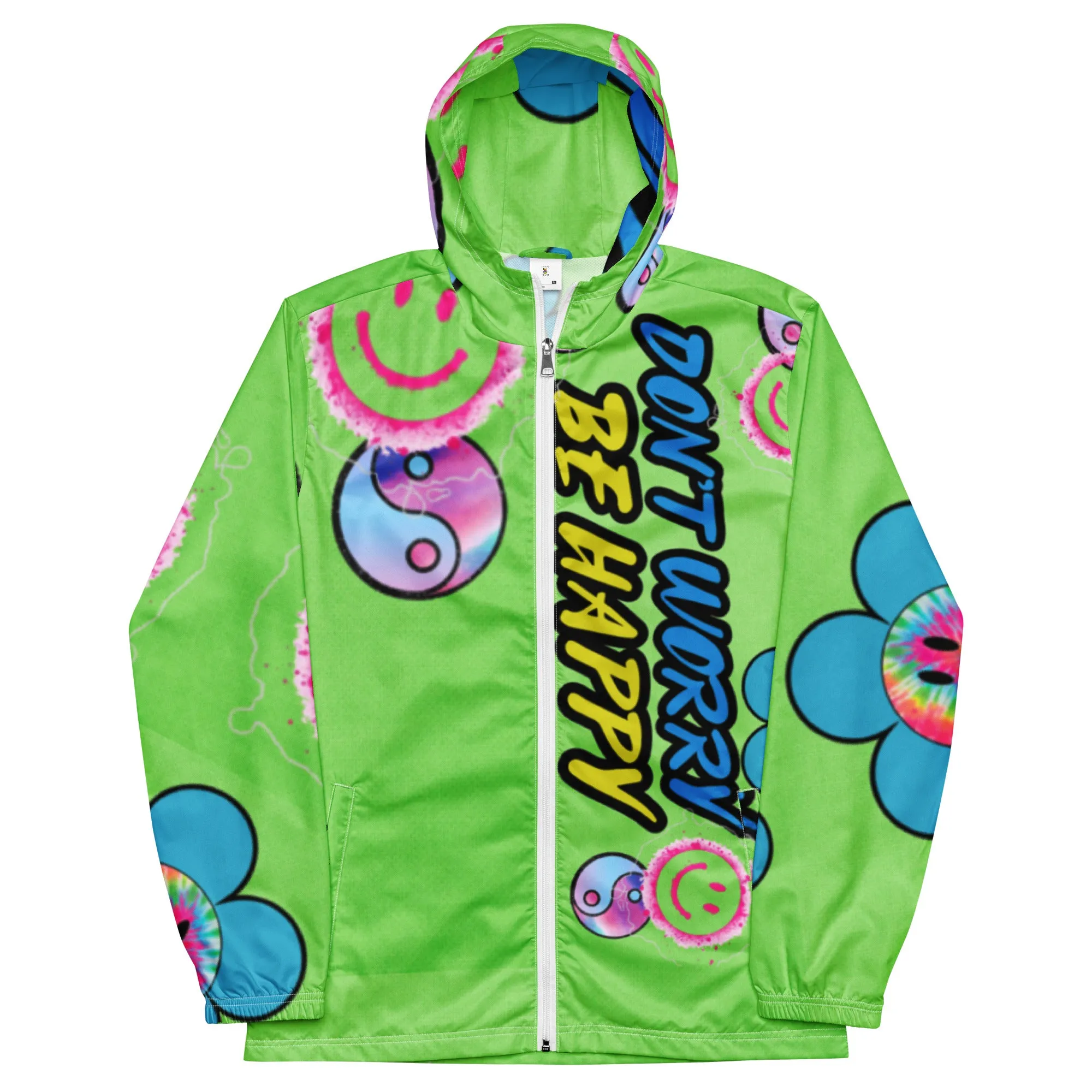 Don't Worry Be Happy Windbreaker Jacket