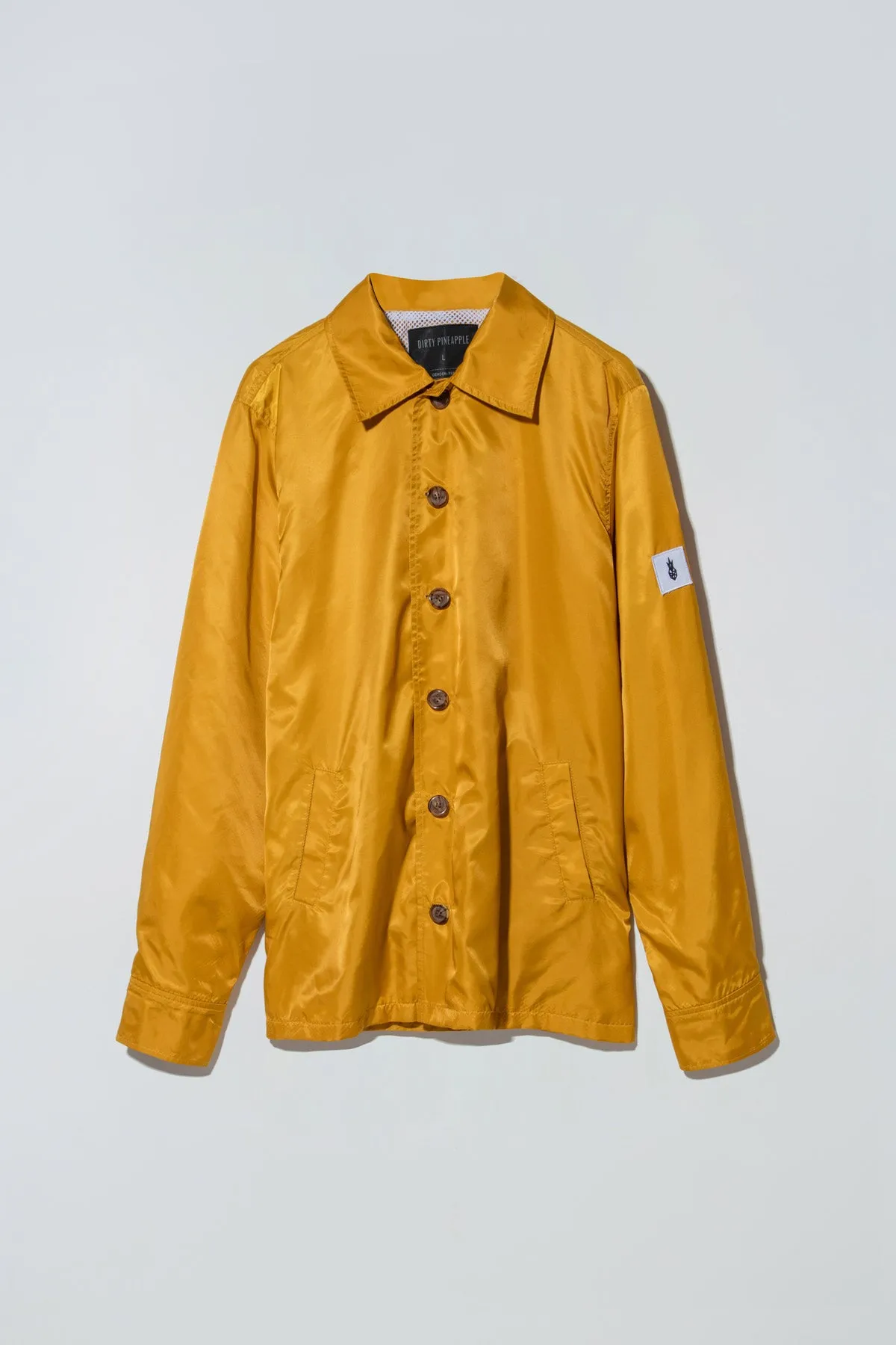 Easy Shirt Jacket Mustard Yellow