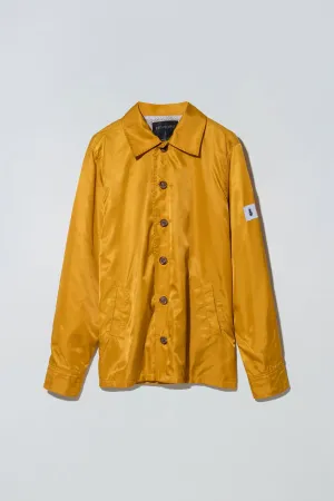 Easy Shirt Jacket Mustard Yellow