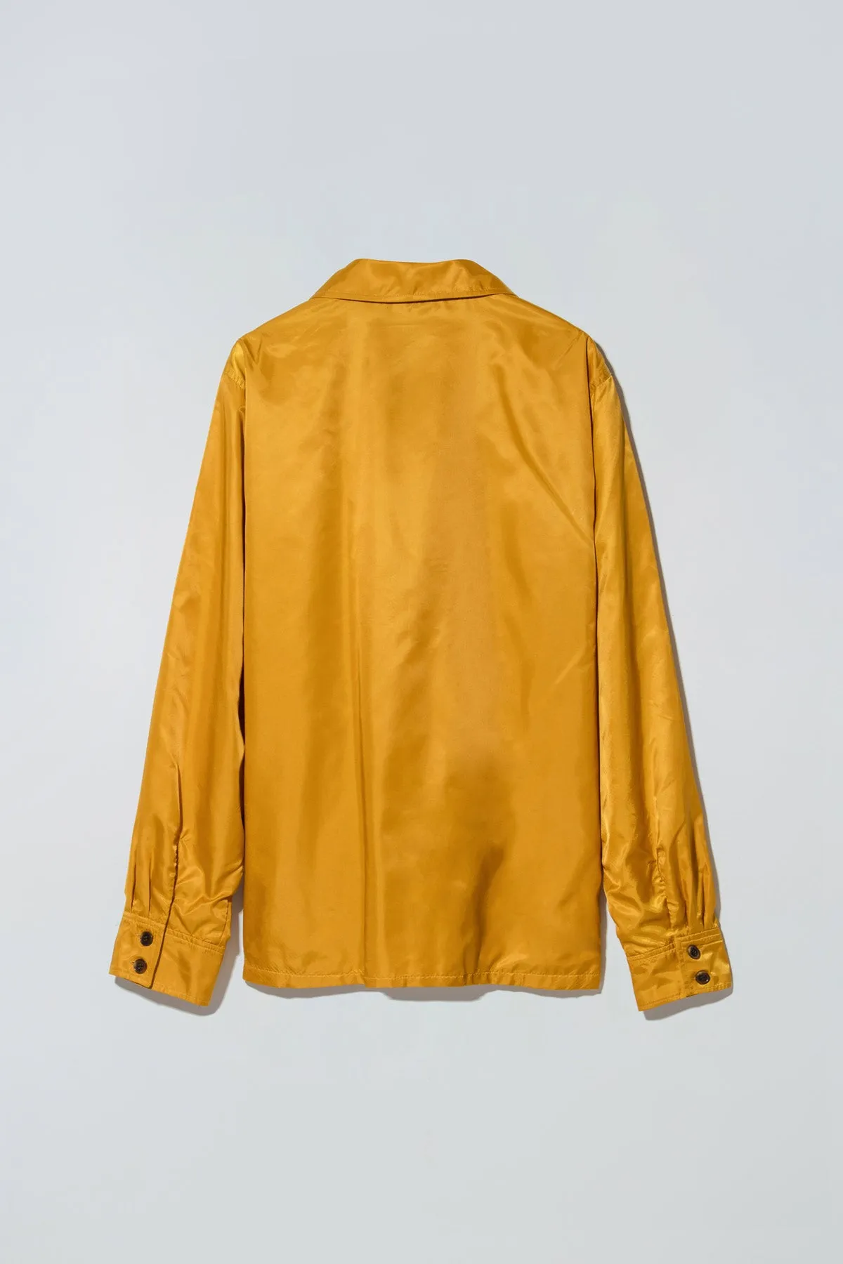 Easy Shirt Jacket Mustard Yellow