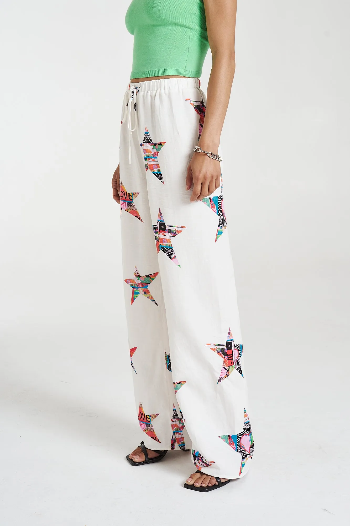Elastic Waist Pant STAR X LOVERS