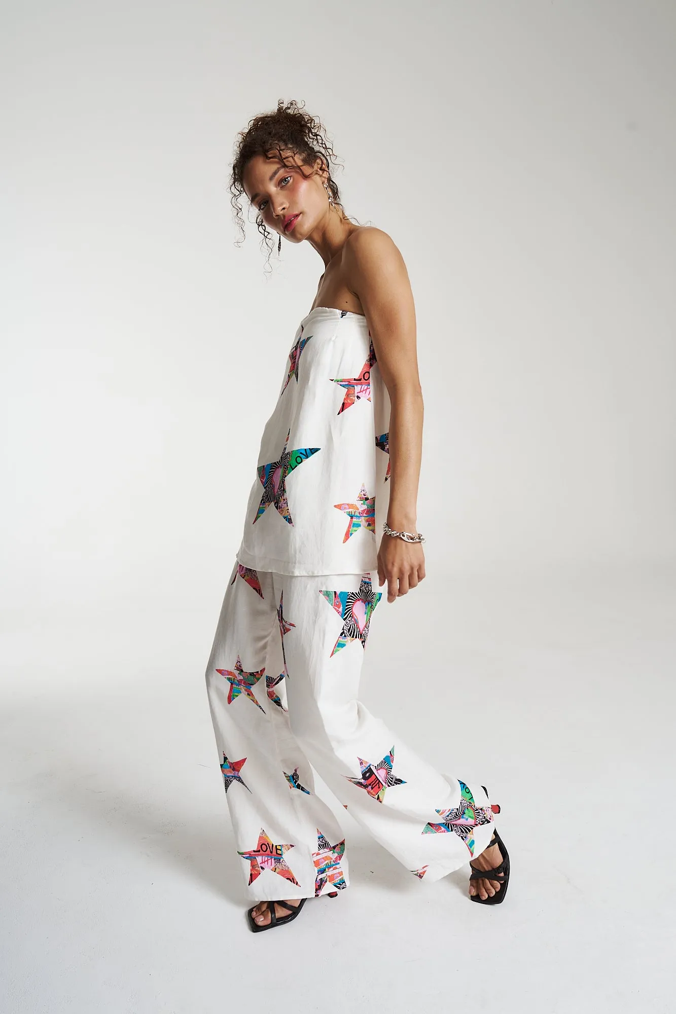 Elastic Waist Pant STAR X LOVERS