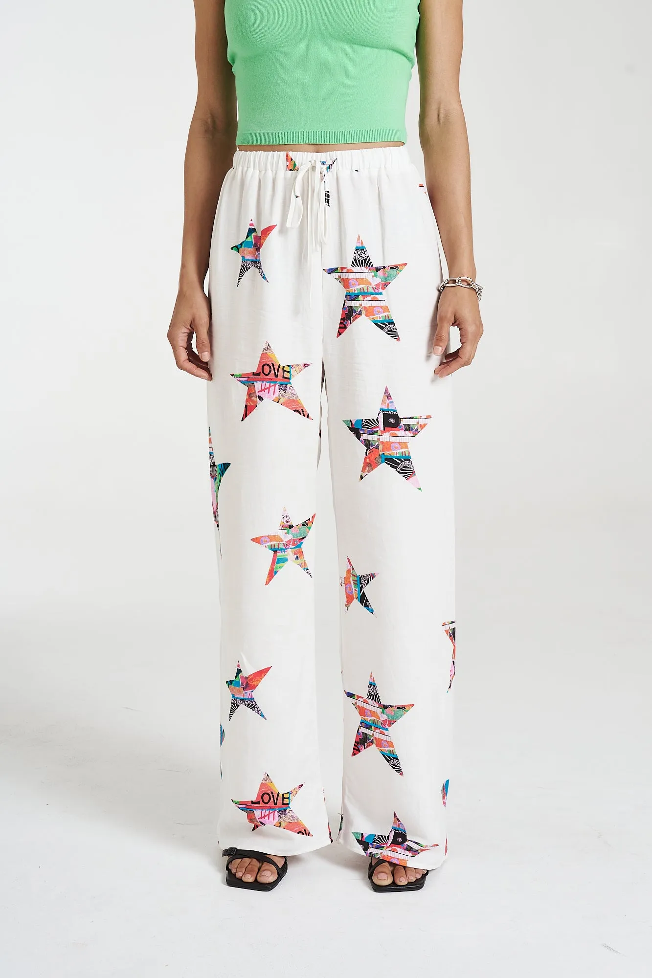 Elastic Waist Pant STAR X LOVERS
