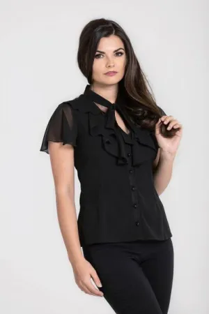 Evanora Blouse - Black -