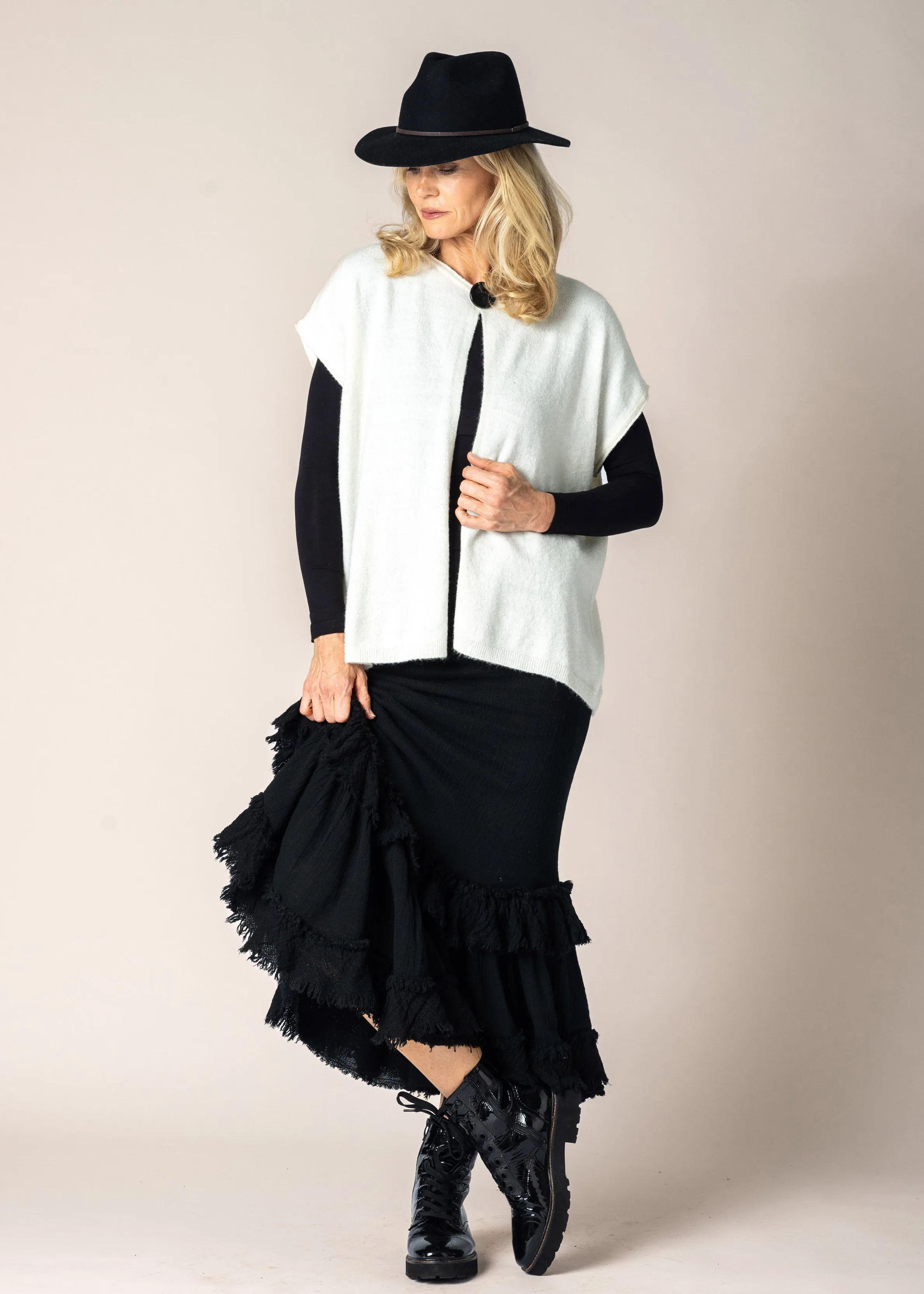 Fenella Top in Cream