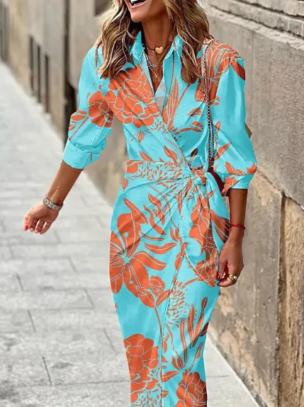Ferreira - Sommer dress with double buttons.