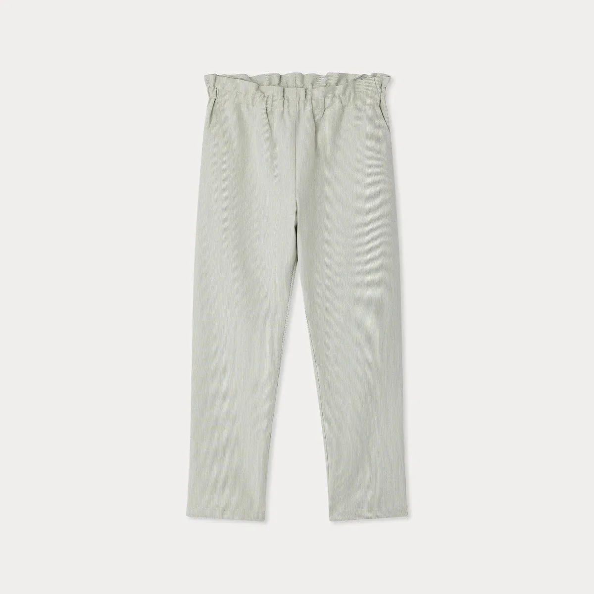 Fetiche striped pants in linen