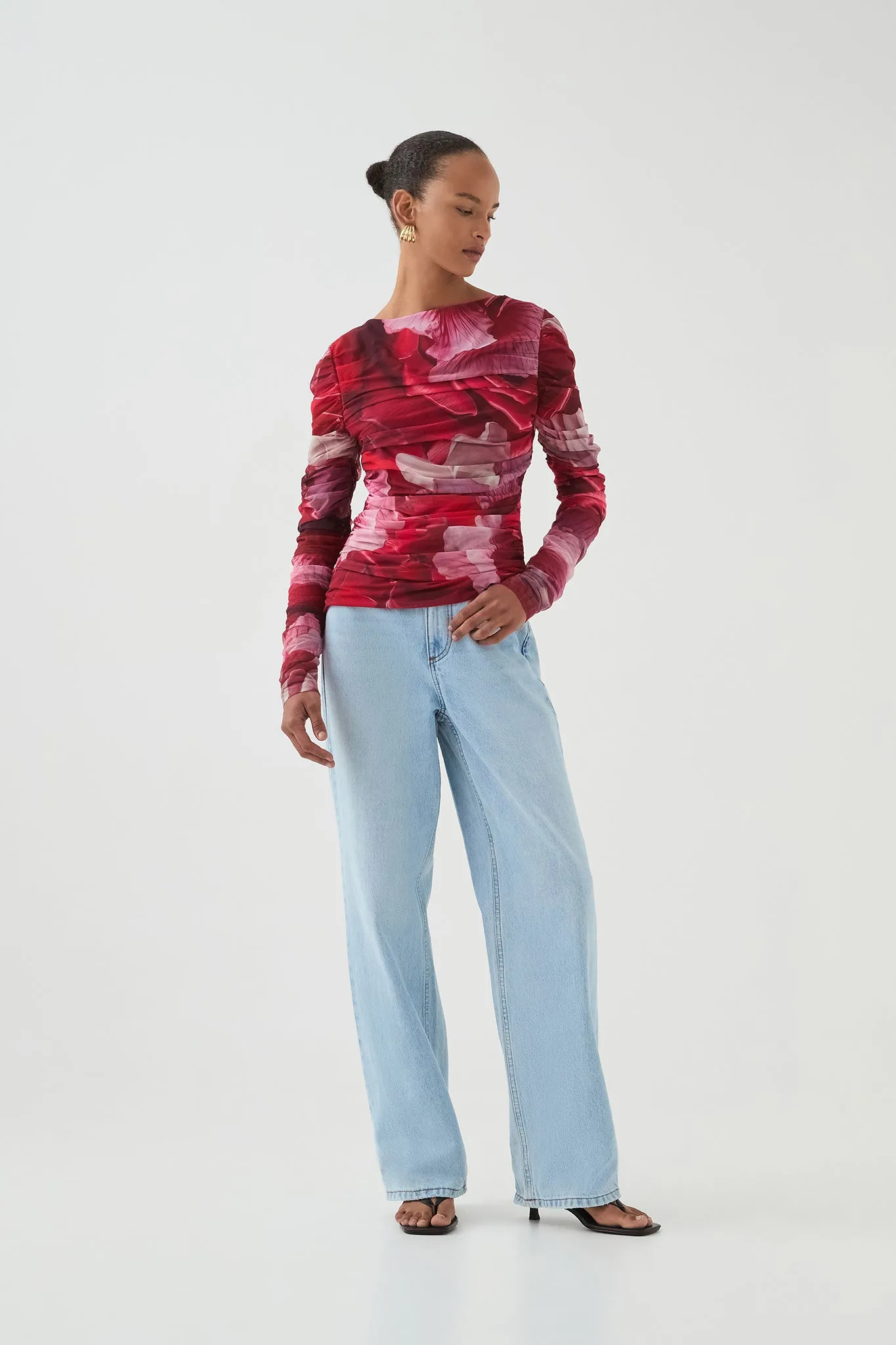 Flora Mesh Top