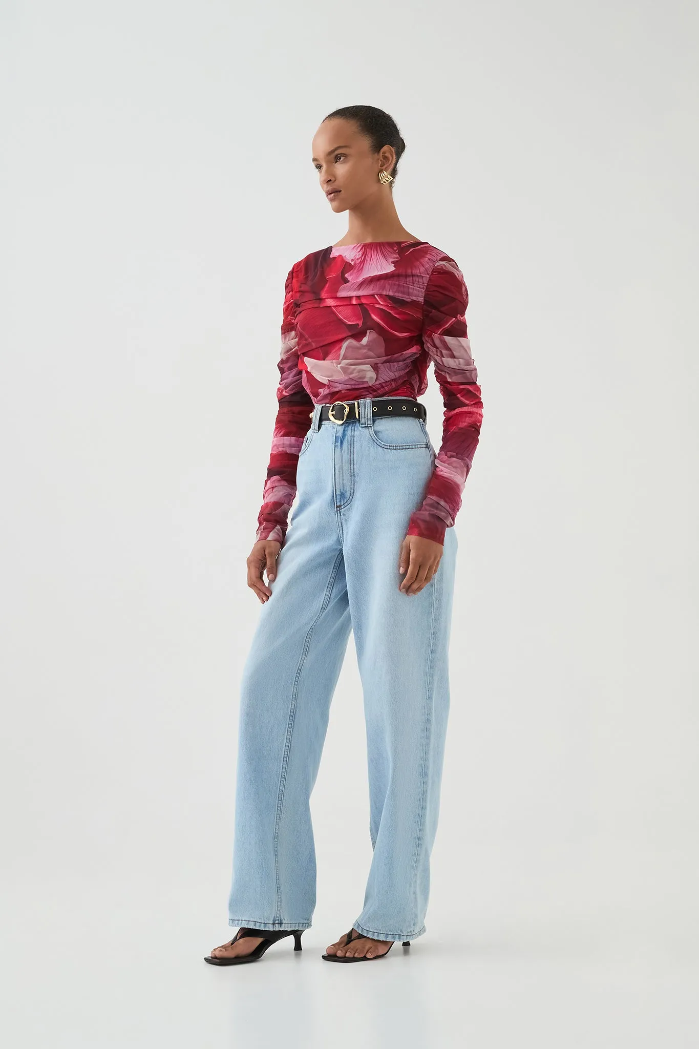 Flora Mesh Top