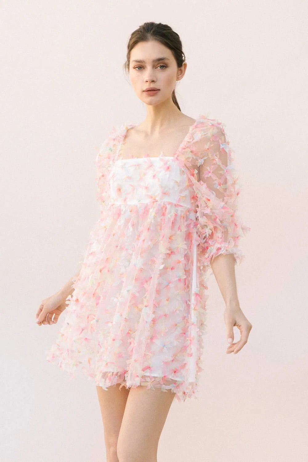 Flower Tulle Dress