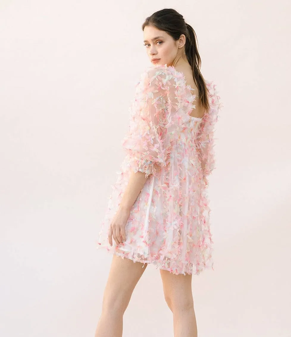 Flower Tulle Dress