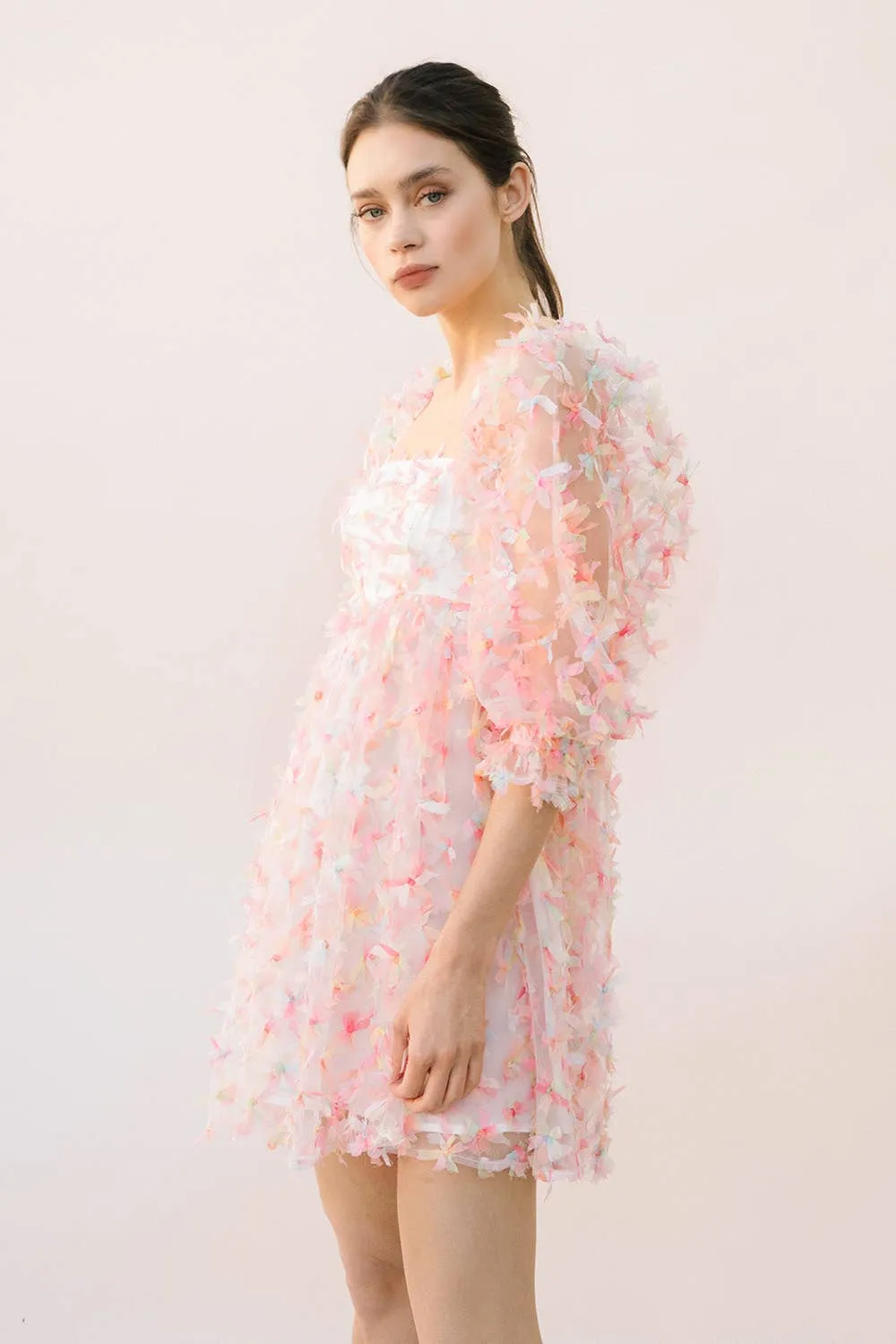 Flower Tulle Dress