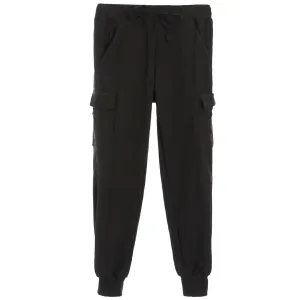 Flowers by Zoe - Girls - Black Microfiber Cargo Pant