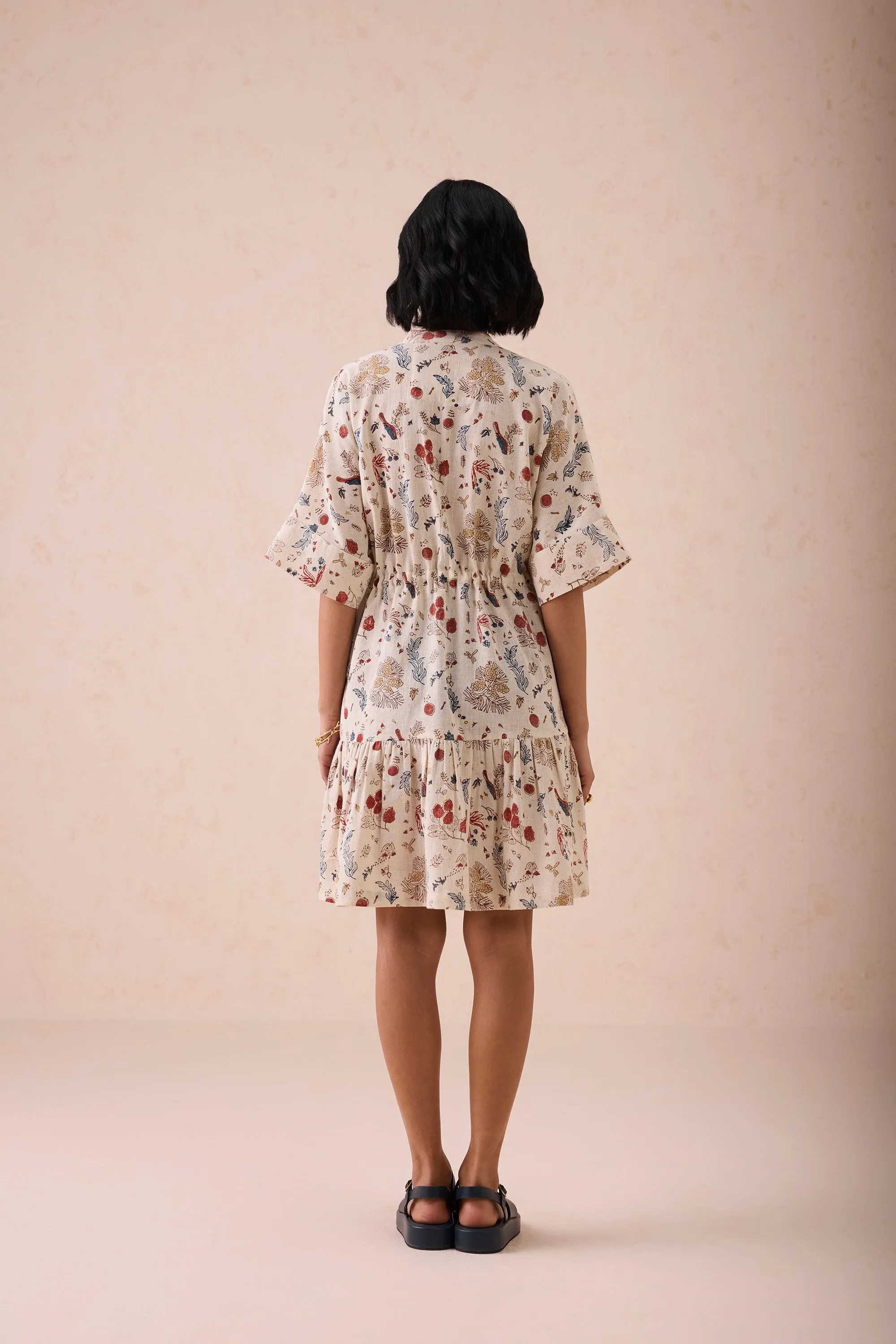 Forest Bloom Kala Cotton Dress