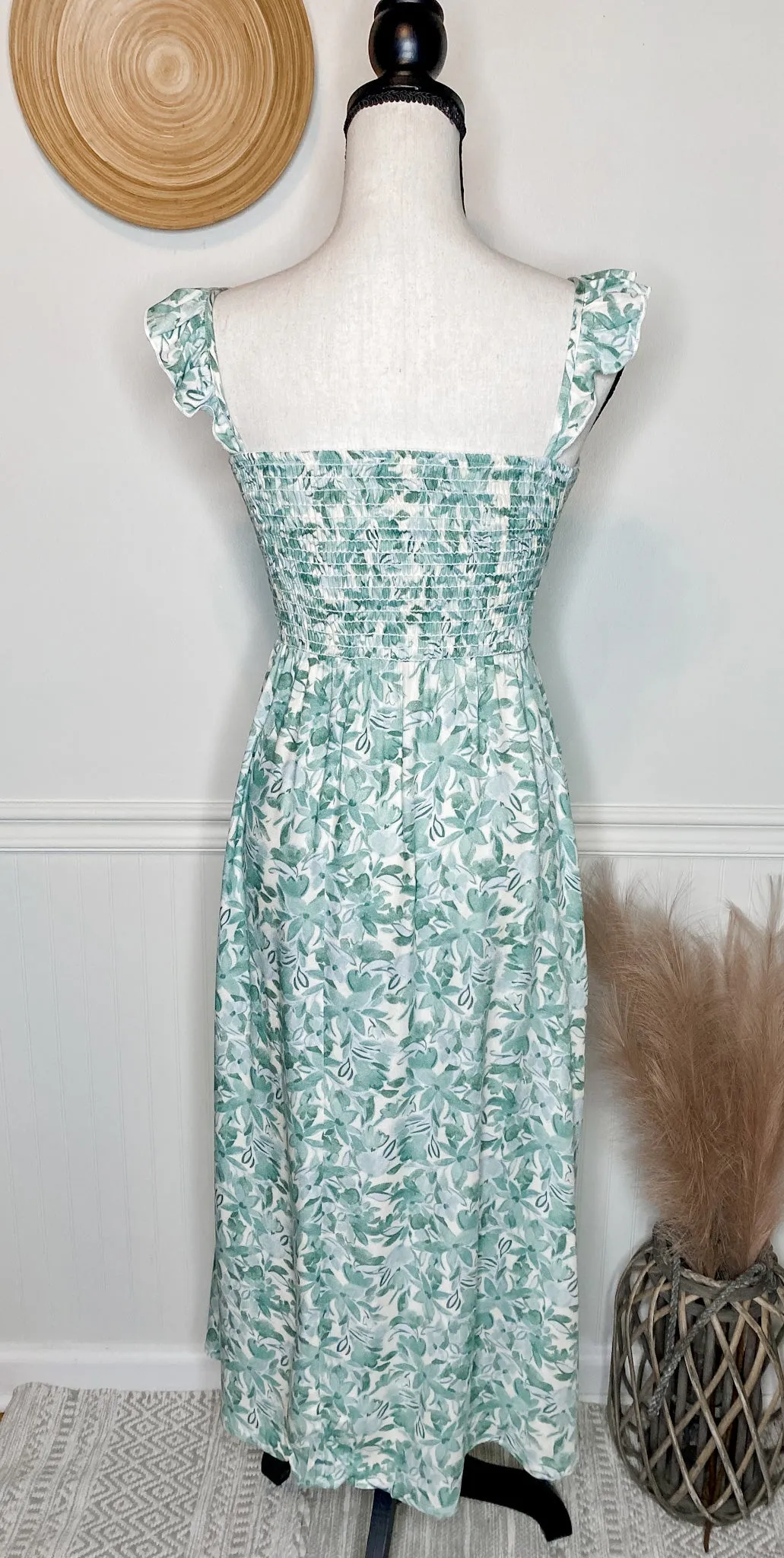 Fun In The Sun Smocked Midi Dress