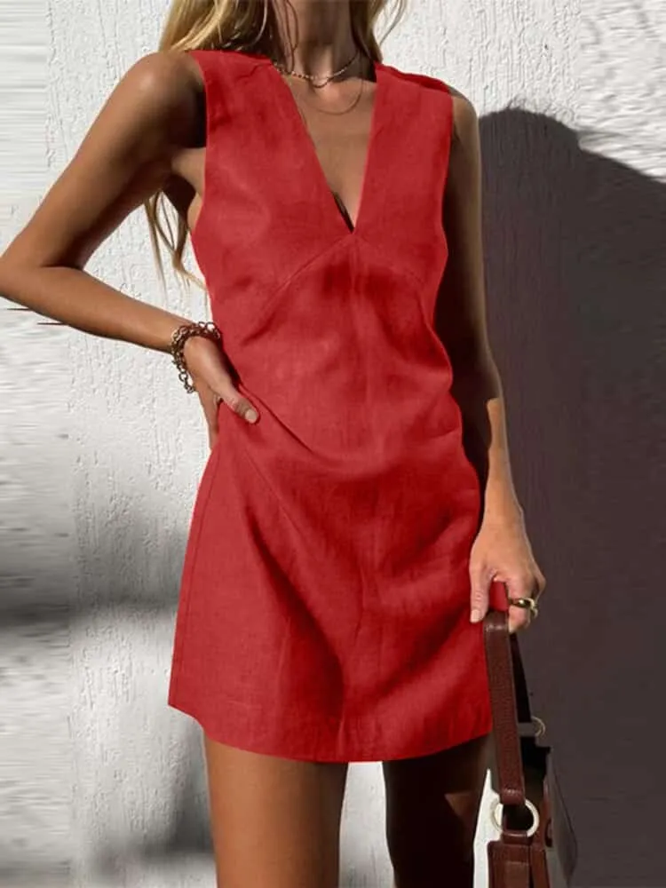 Gal - Sleeveless Mini Dress