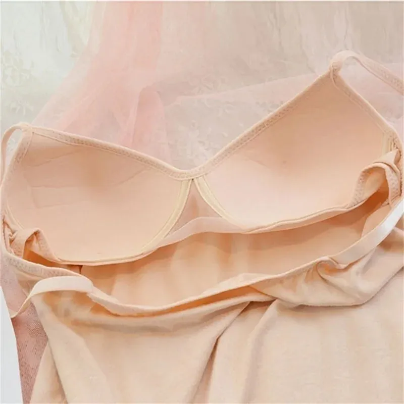 GAOKE Women Solid Padded Bra Spaghetti Camisole Top Vest Female Camisole With Built In Bra 6 Colors
