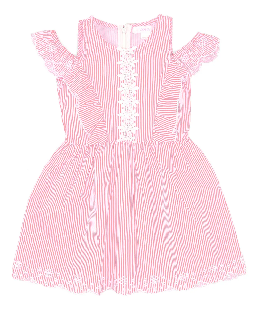 Girl Stripe Dress 2-7